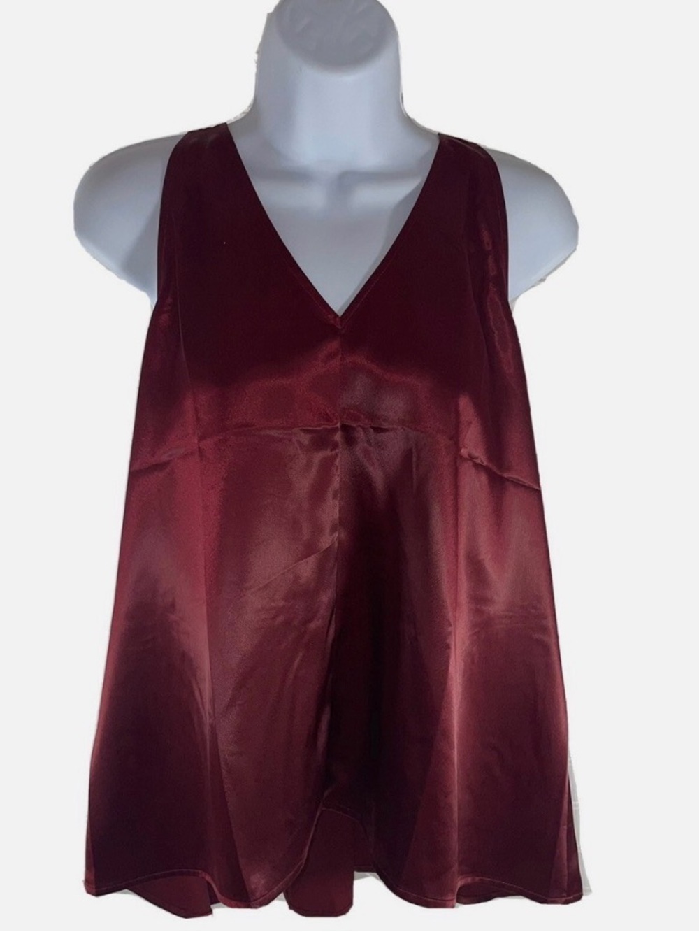 LOFT Women’s Satin V-Neck Top